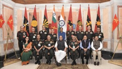 DEFENCE MINISTER ADDRESSES THE SENIOR LEADERSHIP OF INDIAN ARMY