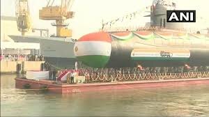 INS Karanj - third Kalvari class Submarine commissioned at Naval Dockyard in Mumbai