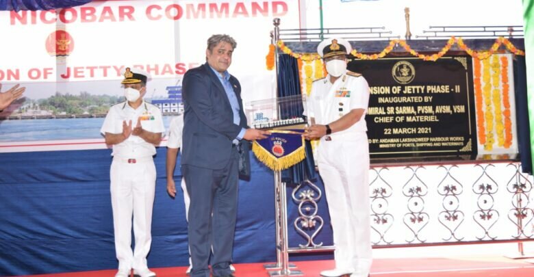 Inauguration of Extension of Naval Jetty Phase-II at Naval Wharf