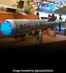User Trial of NAG Missile carried out