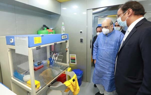Shah inaugurates Mobile COVID-19 RT-PCR Lab