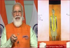 PM unveils statue of Swami Vivekananda at JNU Campus