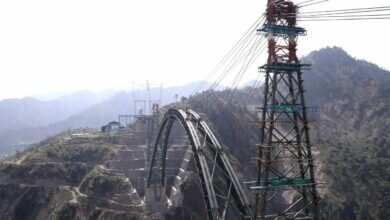 Railways complete Arch closure of the iconic Chenab Bridge