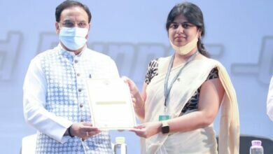 Union Education Minister presents AICTE Lilavati Awards 2020